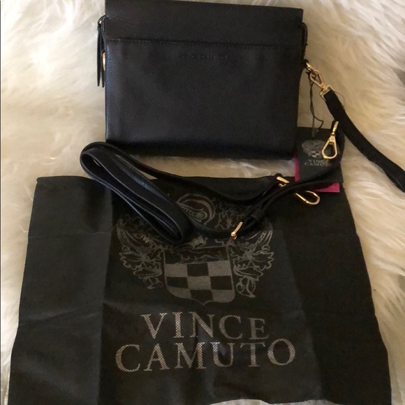 VINCE CAMUTO LEATHER CROSSBODY/ WRISTLET STYLING - Picture 7 of 8